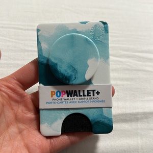 Watercolor PopWallet with PopGrip Cellphone Grip & Stand